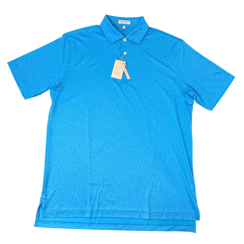 Peter Millar Crown Sport Summer Comfort Golf Polo Shirt (LG) NEW Lightweight - Picture 2 of 16